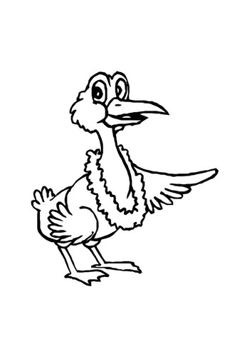 Dibujo para colorear Pájaro