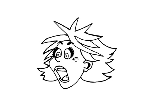Dibujo para colorear Pánico