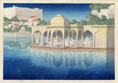 Foto 'Prayers at Sunset, Udaipur, India'
