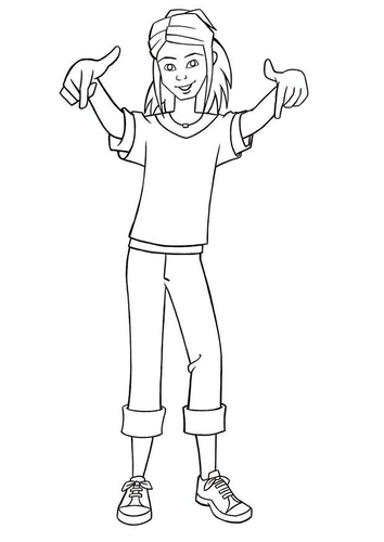 Dibujo para colorear Rap