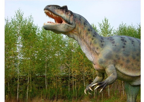 Réplica de allosaurus