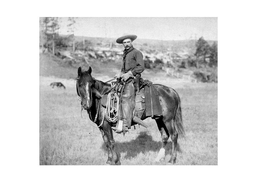 Vaquero aproximádamente en 1887