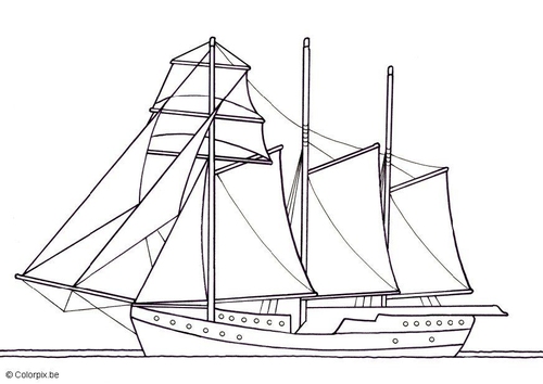 Velero a tres mastiles