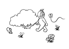 dibujo-para-colorear 08b. Primavera