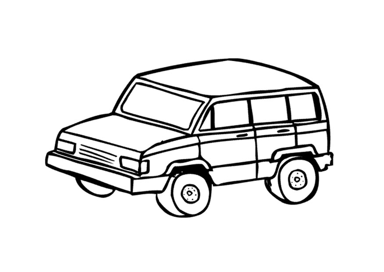 Dibujo para colorear 4x4