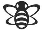 Dibujos para colorear abeja