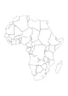 Dibujos para colorear África