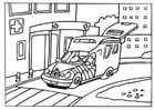 Dibujos para colorear Ambulancia