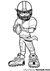 dibujo-para-colorear American Football