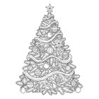 Árbol de Navidad decorado