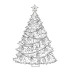 árbol de Navidad decorado