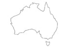 Dibujo para colorear Australia