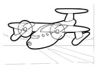 Dibujo para colorear AviÃ³n