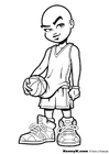 dibujo-para-colorear Baloncesto