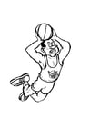 Dibujo para colorear Baloncesto