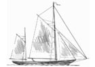 Dibujos para colorear Barco - mástiles
