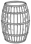 Dibujos para colorear barril