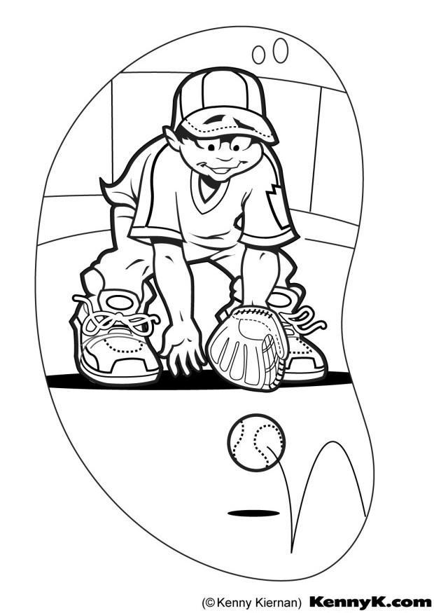 Dibujo para colorear Beisbol