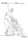 Dibujo para colorear Beisbol