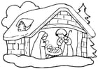 Dibujo para colorear BelÃ©n