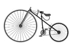 Dibujos para colorear bicicleta antigua