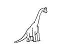 Dibujos para colorear Braquiosauro