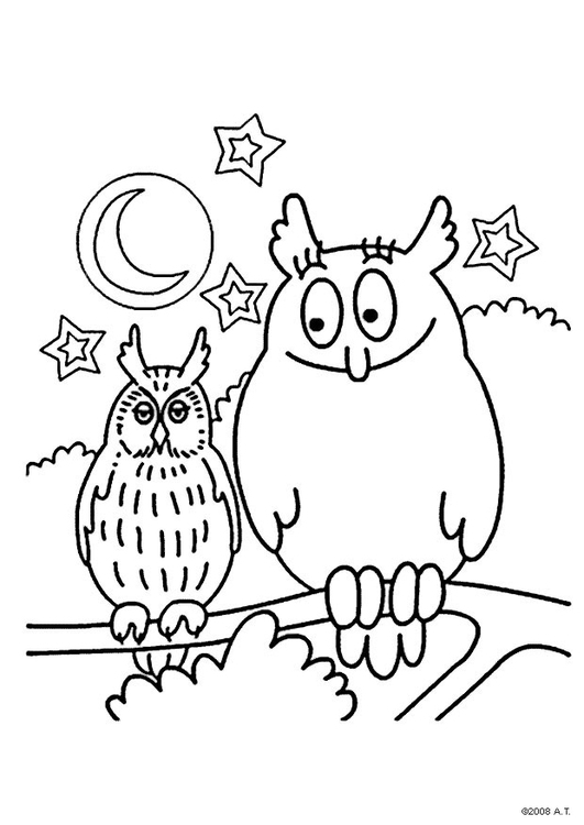 Dibujo para colorear Búho - Dibujos Para Imprimir Gratis - Img 9631 Dibujo para colorear Búho - Dibujos Para Imprimir Gratis - Img 9631