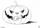 Dibujo para colorear Calabaza