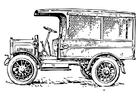 Dibujos para colorear Camión antiguo