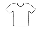 Dibujo para colorear Camiseta