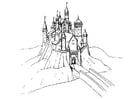Dibujo para colorear Castillo