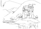 Dibujo para colorear Castillo