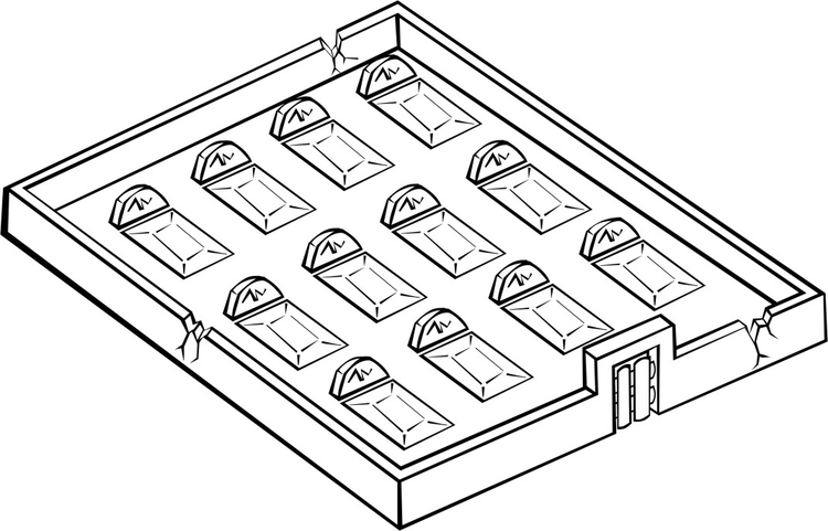 Dibujo para colorear Cementerio