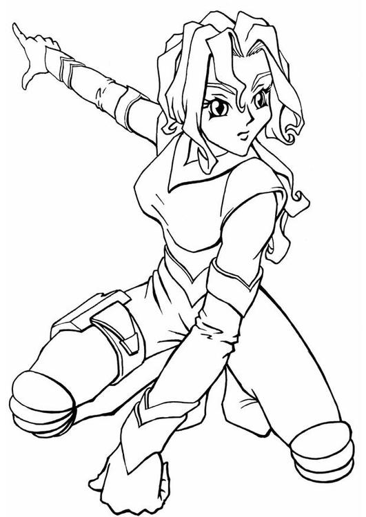 Chica manga del espacio