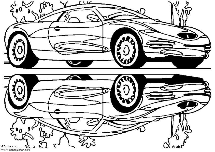 Dibujo para colorear Coche de exhibiciÃ³n Chrysler