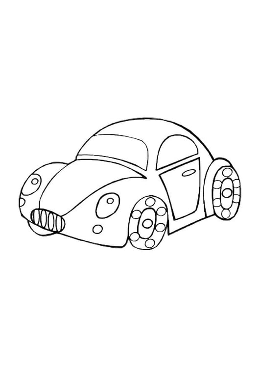 Dibujo para colorear Coche de juguete