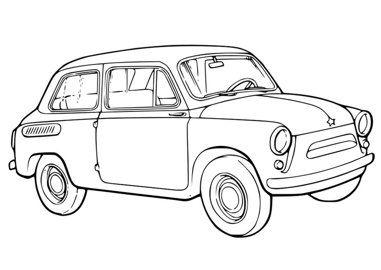 Dibujo para colorear Coche