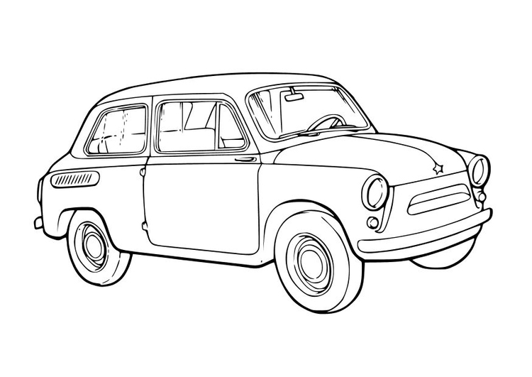 Dibujo para colorear Coche_zaz_965