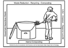 Dibujo para colorear Compost