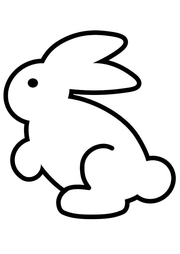 Dibujo para colorear conejo - Dibujos Para Imprimir Gratis - Img 19997