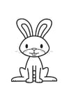 Dibujos para colorear conejo
