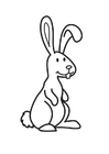 Dibujos para colorear conejo