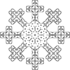 Dibujos para colorear Copo de nieve