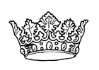 Dibujos para colorear Corona del rey