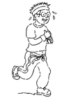 dibujo-para-colorear correr