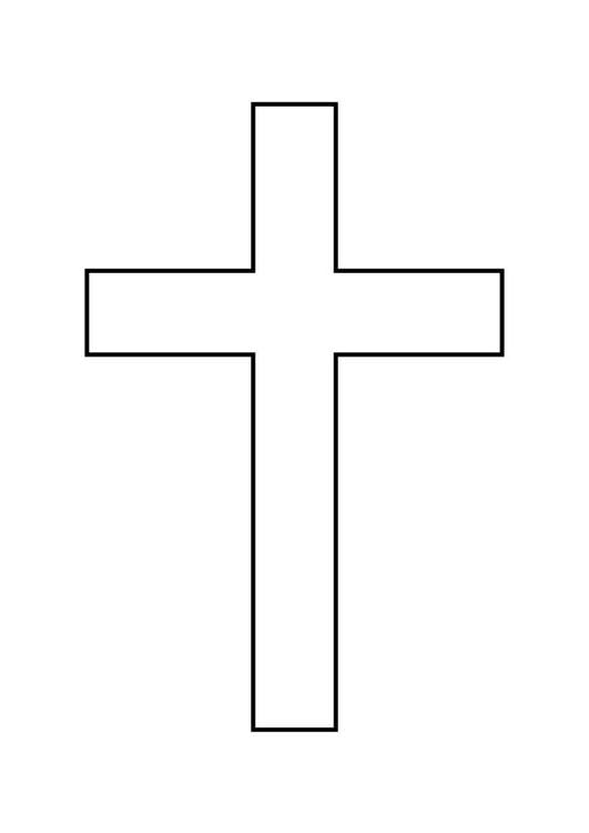 Dibujo para colorear Cruz - Dibujos Para Imprimir Gratis - Img 10340 Dibujo para colorear Cruz - Dibujos Para Imprimir Gratis - Img 10340
