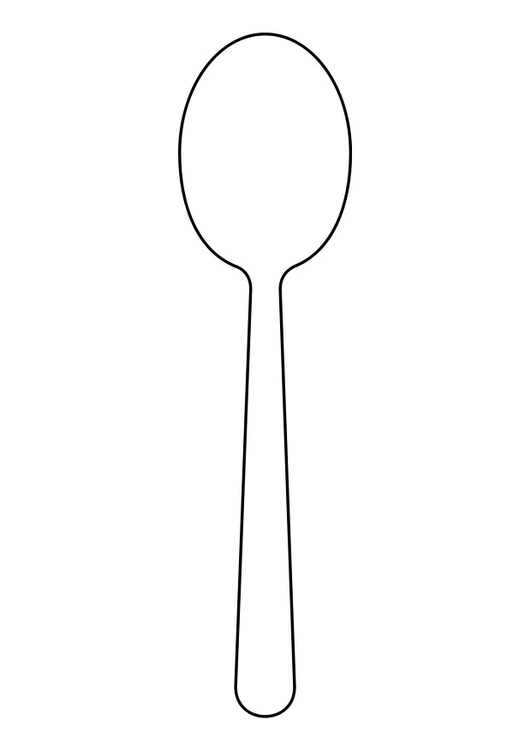 Dibujo Para Colorear Cuchara Dibujos Para Imprimir Gratis