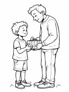 Día del padre con paquete