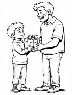 Día del padre hijo y padre