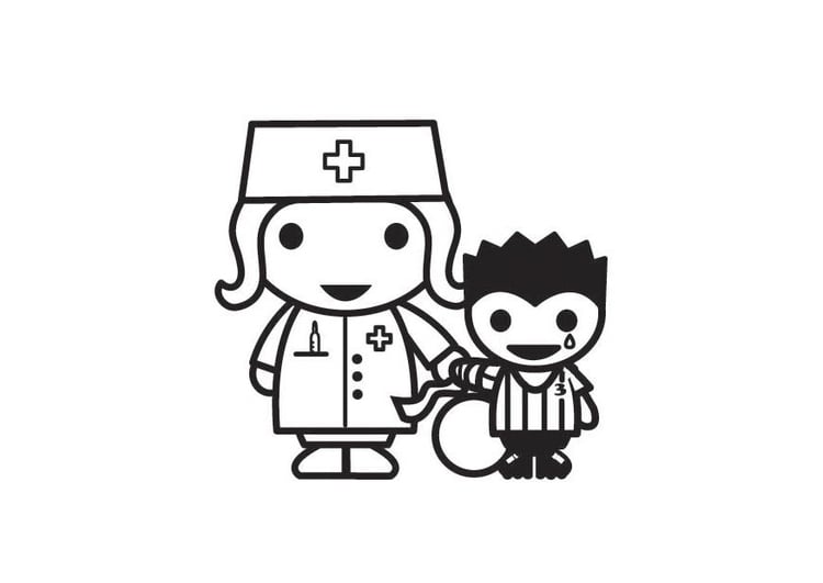 Dibujo para colorear derecho a la asistencia médica - Dibujos Para Imprimir  Gratis - Img 23403